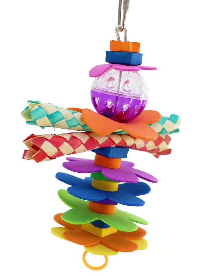 Bonka Bird Toys Bonka Bird Toys 1861 Flower Power Bird Toy Parrot cage Toys Cages Cockatiel parrotlet Conure - Image 3