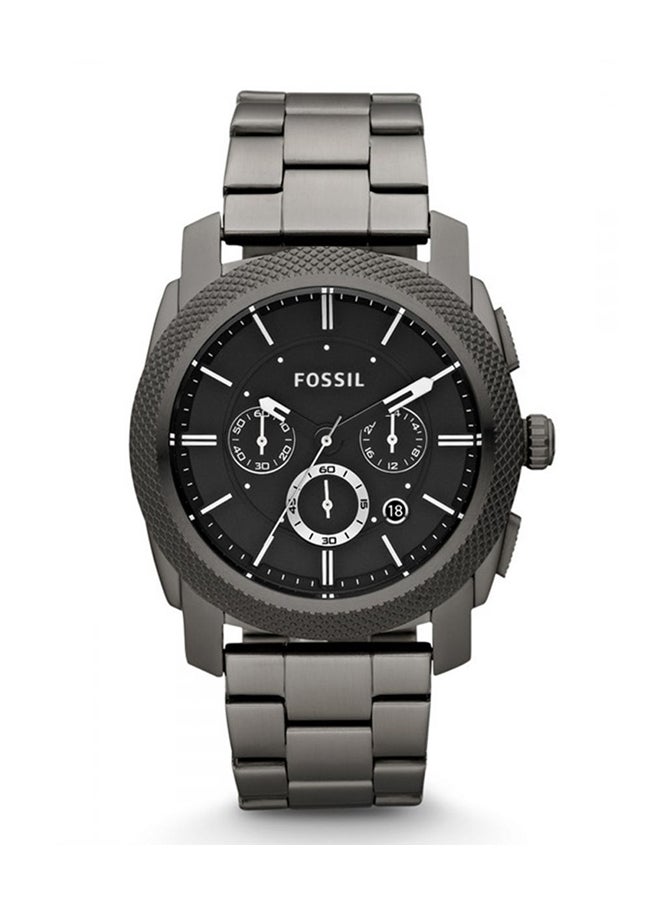 فوسيل ساعة كرونوغراف مقاومة للماء FS4662 - 45 مم - سوداء - Image 1