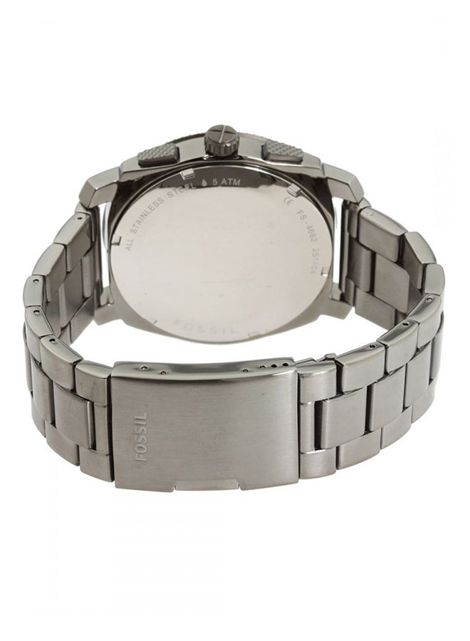 فوسيل ساعة كرونوغراف مقاومة للماء FS4662 - 45 مم - سوداء - Image 2