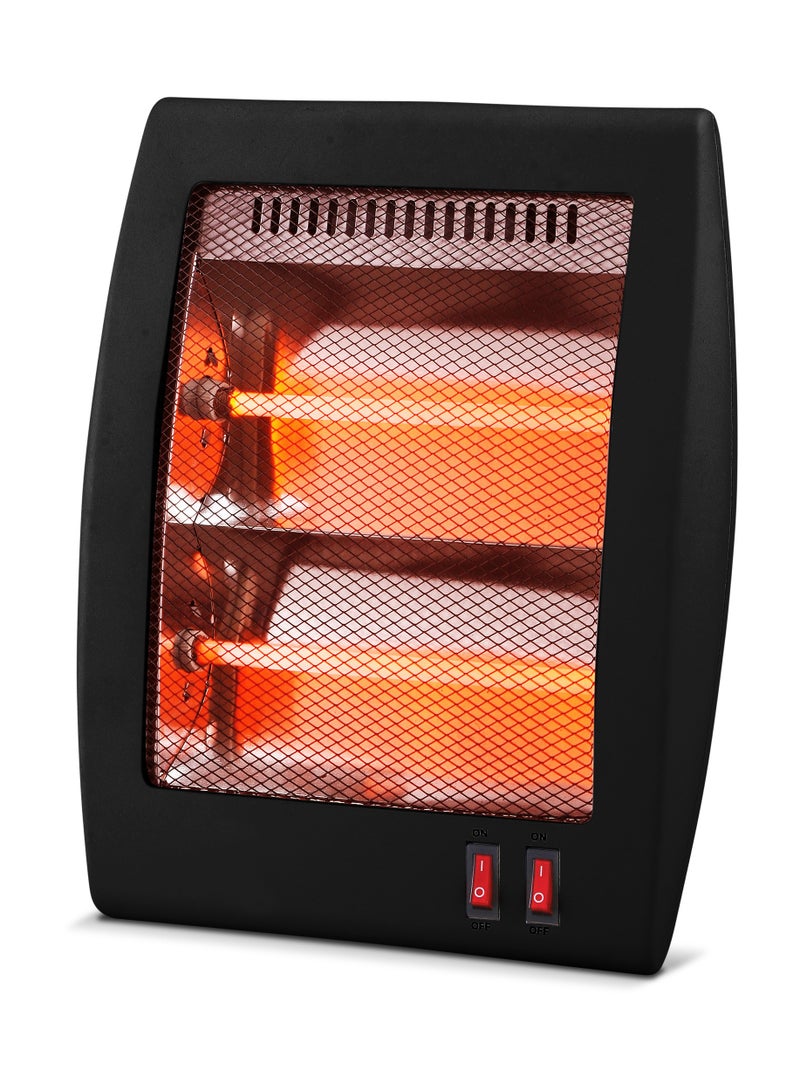 Clikon 800W Halogen Room Heater - Stylish Red Design for Instant Warmth 800 W CK4235 black - Image 1