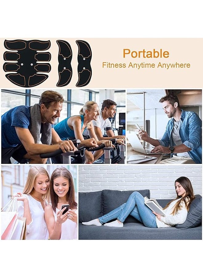 Arabest ABS Muscle Stimulator, ABS Stimulator, ABS Training Workout Belt, Body Abdominal Toning Gear Waist Trimmer, Abs Workout Equipment at Home Office or Gym  - Image 5