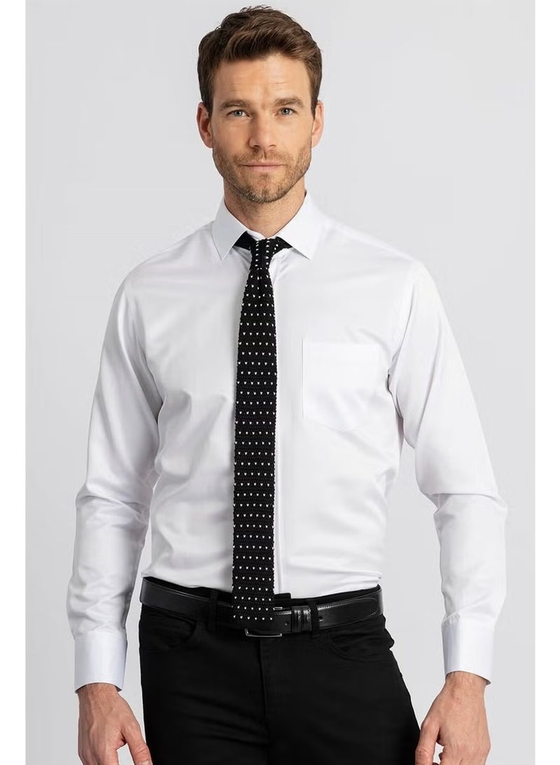 Tudors Classic Fit Relaxed Cut Plain Men's Shirt - Image 1