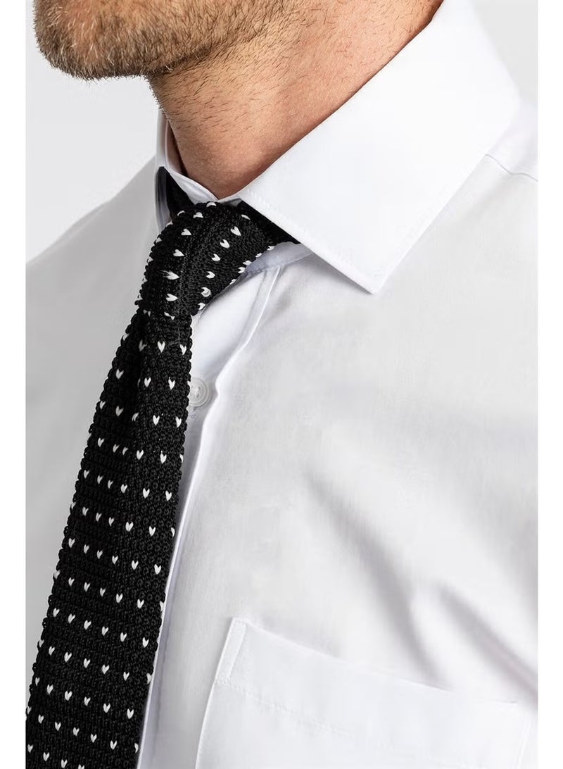 Tudors Classic Fit Relaxed Cut Plain Men's Shirt - Image 3