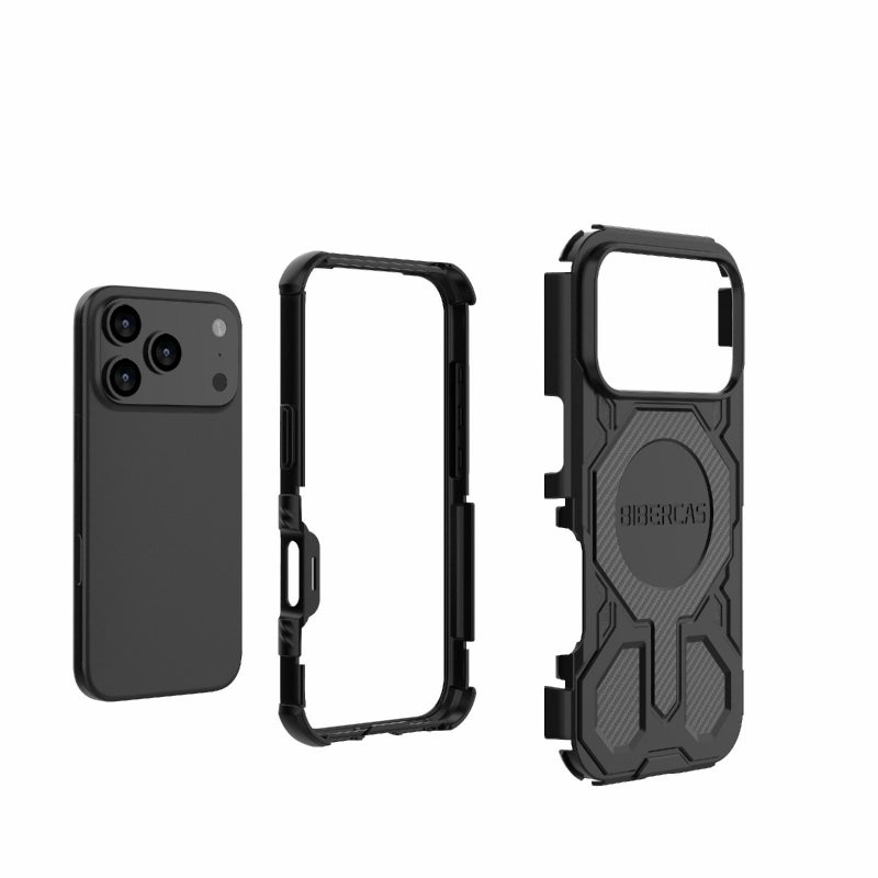 BIBERCAS For Iphone 17 Pro Real Color Series Magsafe Shockproof Phone Case(Pink) - Image 5