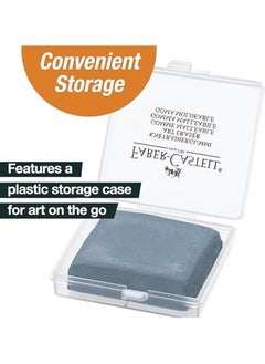 FABER-CASTELL FC Kneadable Eraser Grey w/Plastic box  - Image 1