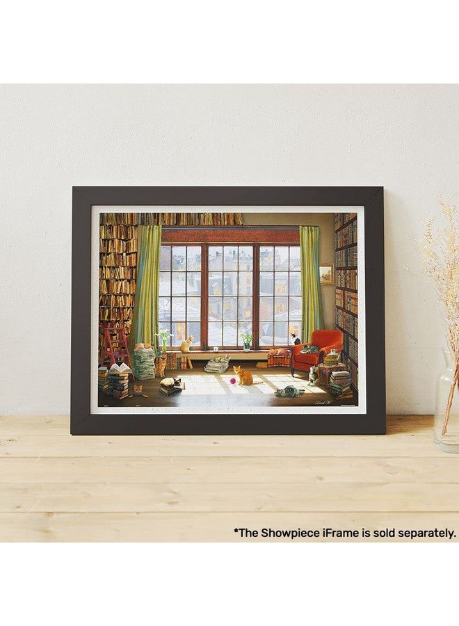 Pintoo Jigsaw Puzzles 1200 Piece For Adults - David Maclean - Window Cats Beautiful Plastic Puzzle For Home Decor Zero Dust Easy Storage [H2134] - Image 2