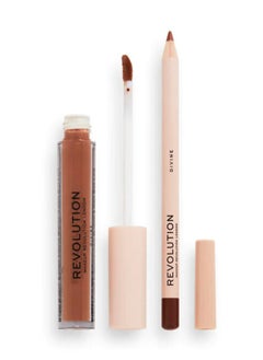 Makeup Revolution مجموعة تحديد الشفاه ديفاين  - Image 1