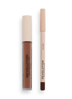 Makeup Revolution مجموعة تحديد الشفاه ديفاين  - Image 2