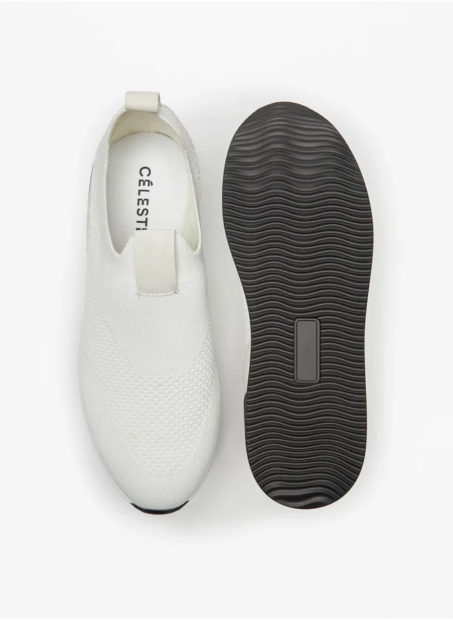 سيليست Women Textured Slip On Sneakers
