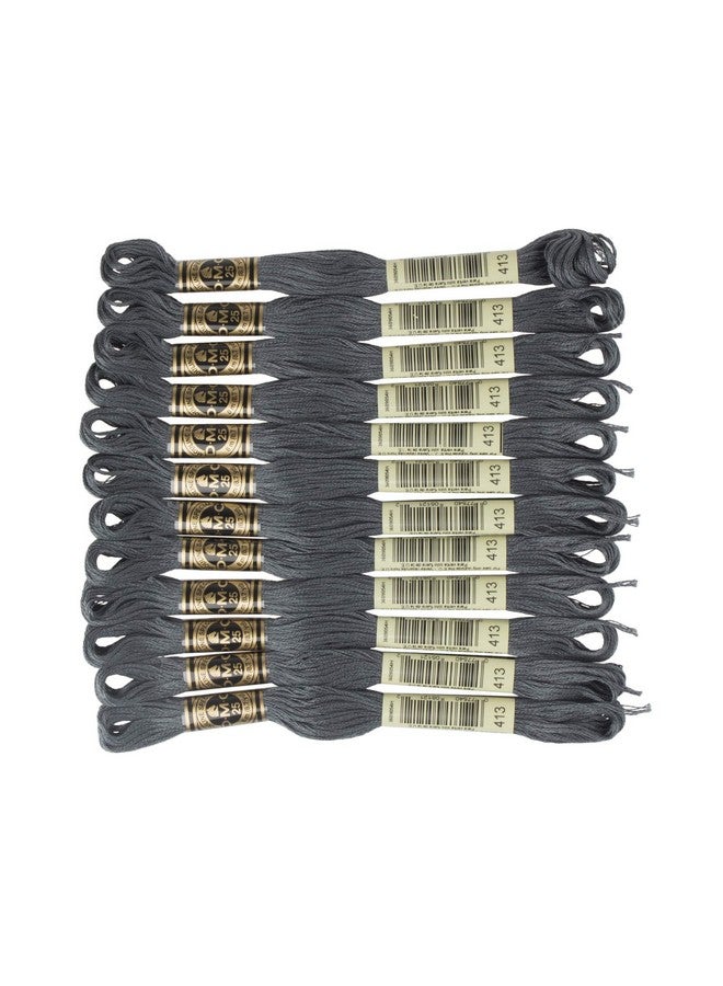 DMC 6Strand Embroidery Cotton Floss Dark Pewter Grey - Image 1