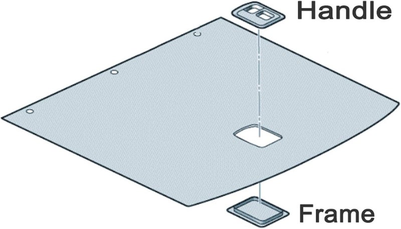 Wivplex Rear Trunk Liner Cargo Boot Handle Cover - Image 5