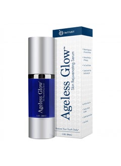 BioTrust Ageless Glow Anti Aging Moisturizer, Skin Brightening Serum with Vitamin C and Hyaluronic Acid, Plant-Based, Naturally Derived Facial Serum (1 fl oz.)