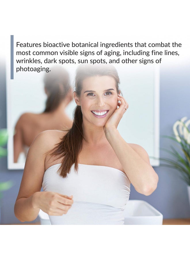 BioTrust - BioTrust Ageless Glow Anti Aging Moisturizer, Skin Brightening Serum with Vitamin C and Hyaluronic Acid, Plant-Based, Naturally Derived Facial Serum (1 fl oz.) - Image 1
