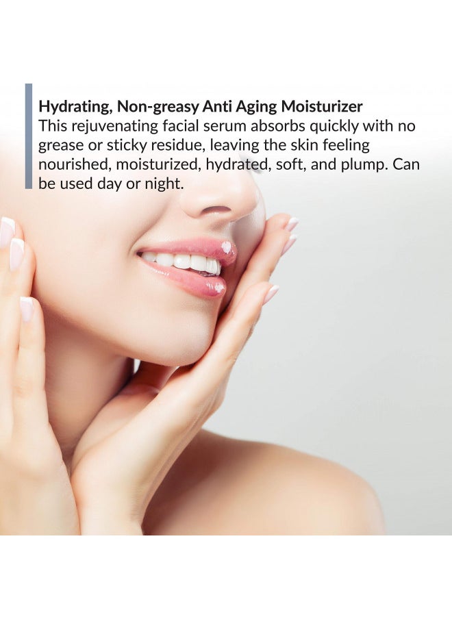 BioTrust - BioTrust Ageless Glow Anti Aging Moisturizer, Skin Brightening Serum with Vitamin C and Hyaluronic Acid, Plant-Based, Naturally Derived Facial Serum (1 fl oz.) - Image 1