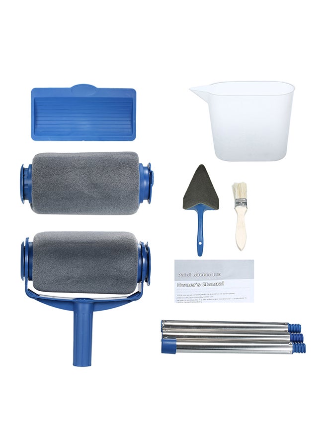 Paint Roller Set With Sticks Blue 10.00x23.00x0.822cm - Image 1