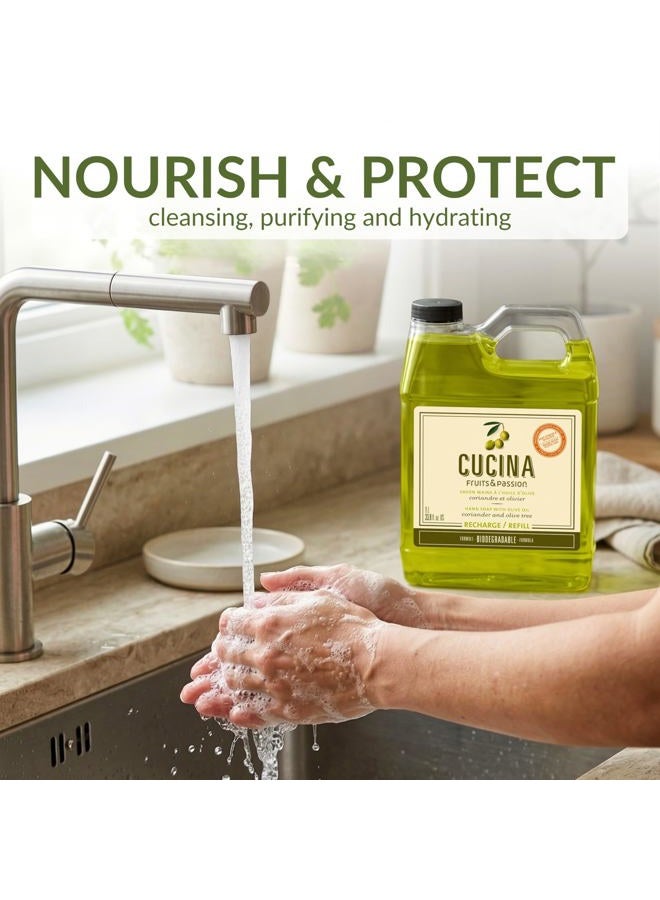 Cucina Fruits and Passion Cucina Cori er Olive Tree 33.8 oz Purifying H Wash Refill - Image 4