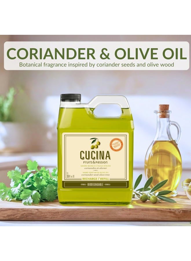 Cucina Fruits and Passion Cucina Cori er Olive Tree 33.8 oz Purifying H Wash Refill - Image 2