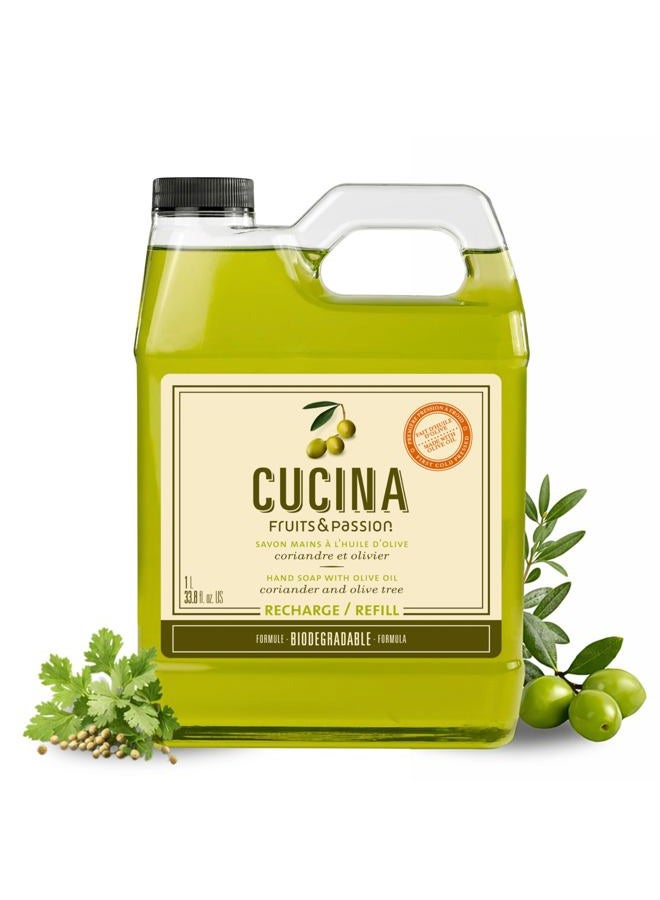 Cucina Fruits and Passion Cucina Cori er Olive Tree 33.8 oz Purifying H Wash Refill - Image 1
