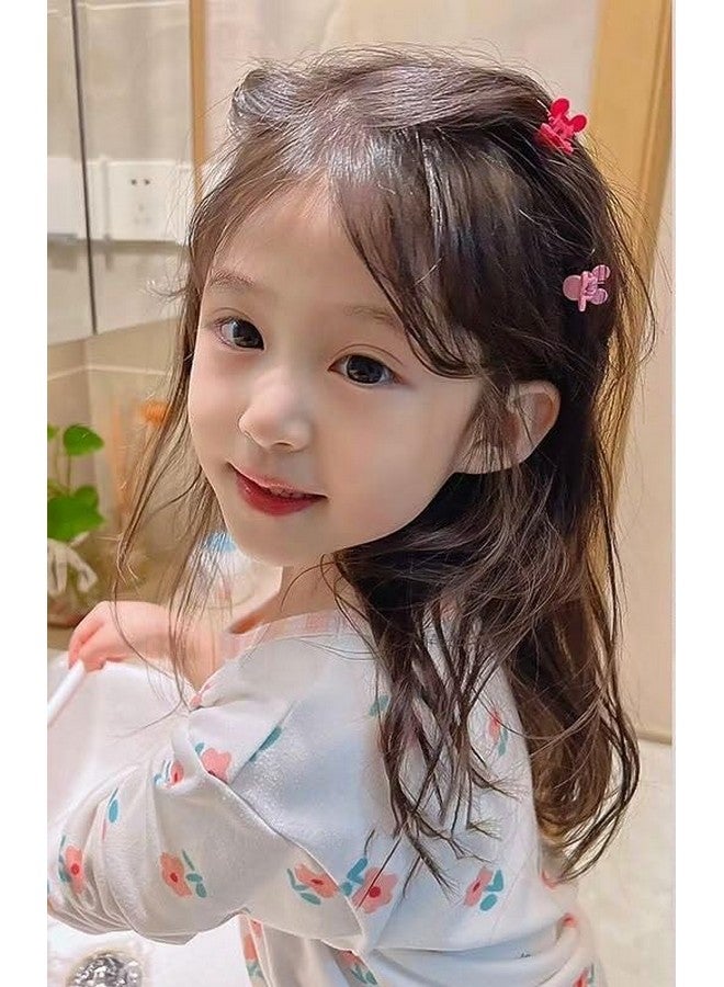 Cozron Cozron Mini Hair Claw Clips for Girls, Cute Flower Hair Claw with Box, Plastic Non-Slip Small Jaw Clips for Girls Baby Toddler Kids (10 Pcs) - Image 3