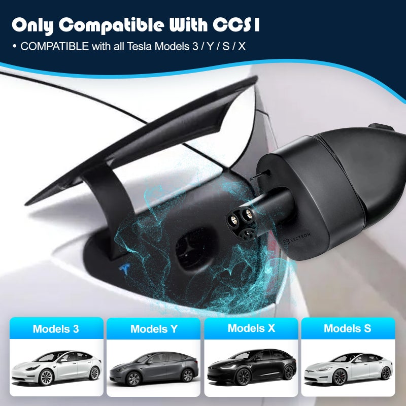 American Standard Ccs1 Tesla Adapter Dc Charging Pile Converter J1772 Fast Charging Adapter - Image 2
