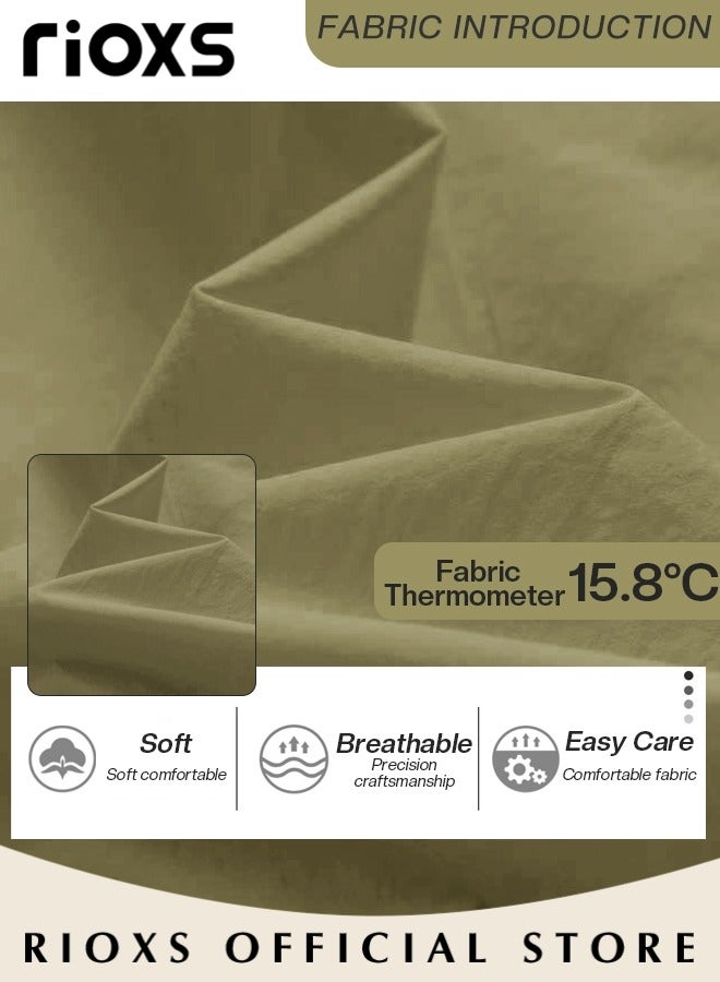 RIOXS Unisex Sun Protection Hoodie Jacket, Lightweight Quick Drying Full Zip UV Hoodies with Zipper Pockets, Breathable Sun Cover Up Shirts, Casual Long Sleeve Sun Shirt Fishing Hiking Outdoor Jacket for Running Cycling Hiking Climbing Travel - Image 4