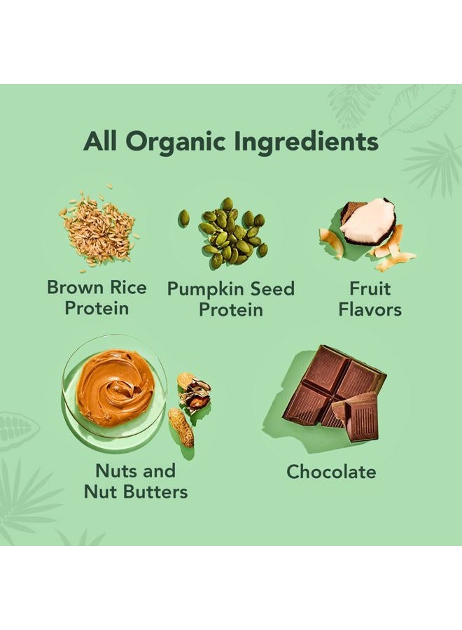 ALOHA Organic Plant Based Protein Bars - 6 Flavor Variety Pack - 12 Count, 1.9oz Bars - Vegan Snacks, Low Sugar, Gluten-Free, Low Carb, Paleo, Non-GMO, Stevia-Free, No Sugar Alcohol Sweeteners - Image 4
