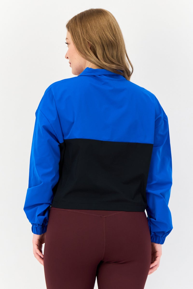 Juicy Couture Women Brand Logo Cropped Windbreaker Jacket, Multicolor - Image 4