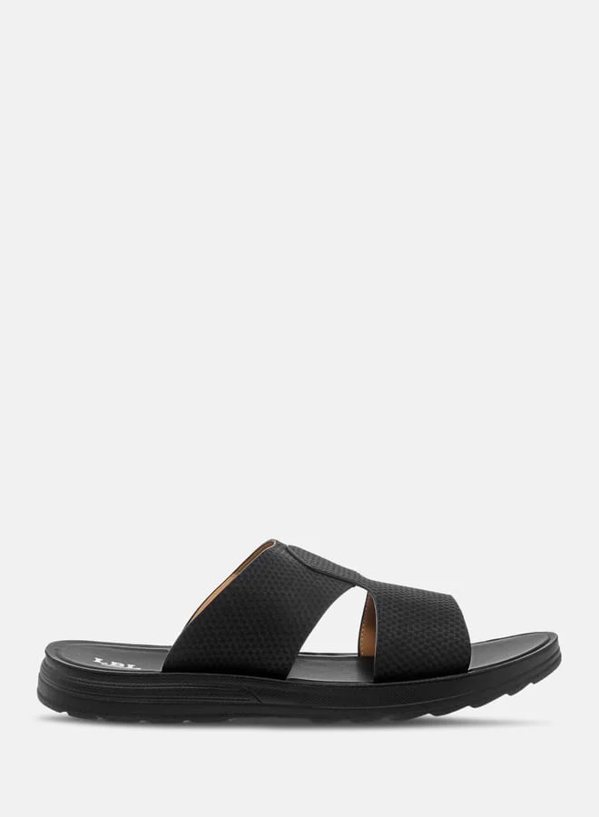 Men Textured Slip-On Arabic Sandals
