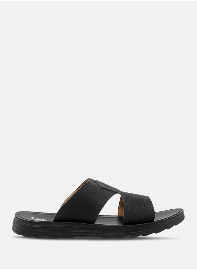 LBL by Shoexpress Men Textured Slip-On Arabic Sandals Ramadan Collection