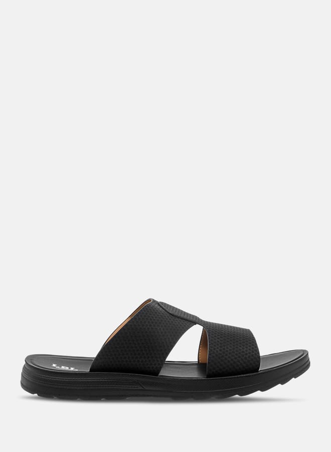 LBL by Shoexpress Men Textured Slip-On Arabic Sandals  - Image 2