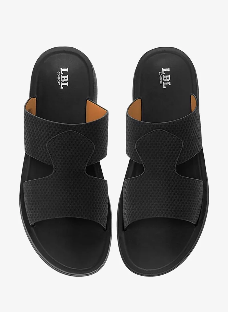 LBL by Shoexpress Men Textured Slip-On Arabic Sandals Ramadan Collection