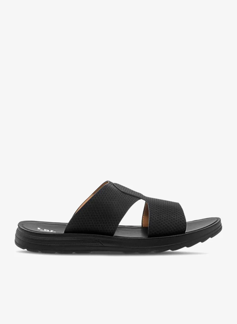 LBL by Shoexpress Men Textured Slip-On Arabic Sandals Ramadan Collection