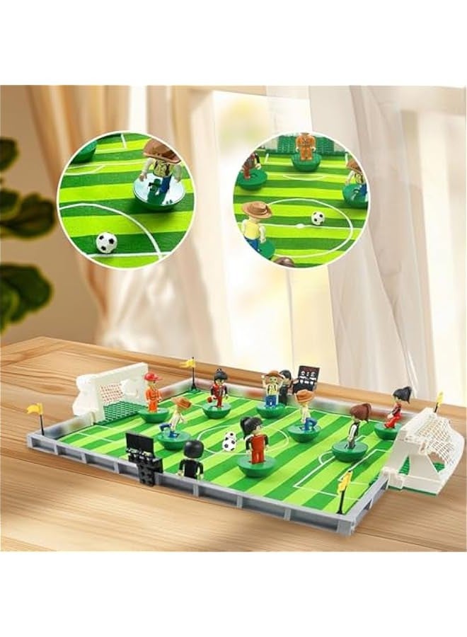 Soccer Stadium Building Block Set, Soccer Stadium Football Matches Building Model Set for Teen Boys Girls Fans (A-269) - Image 3
