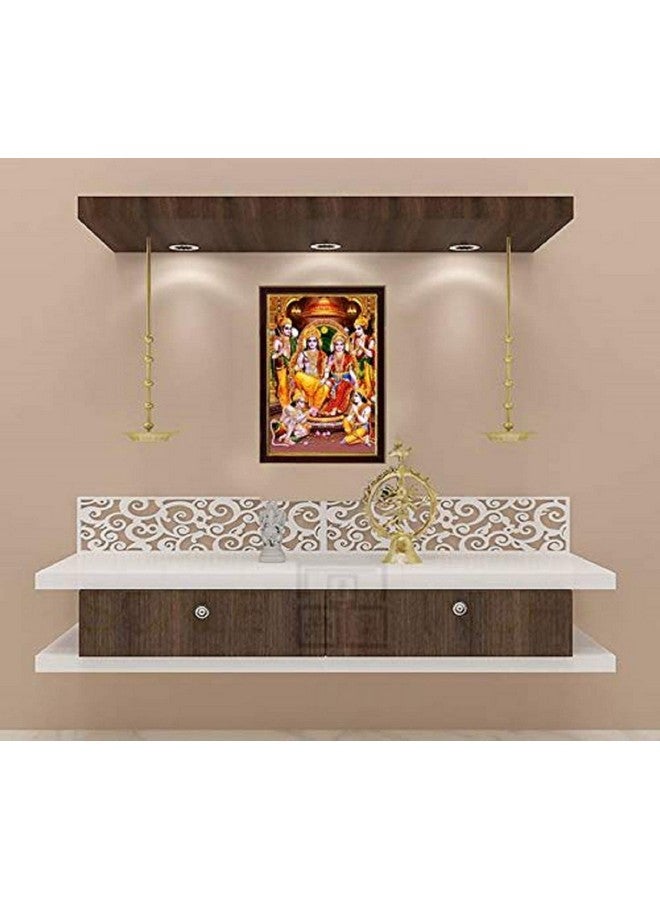 SAF SAF Ram Darbar Sparkle Coated Framed Home Decorative Gift Item Painting (13.25 inch x 9.25 inch) SAFR3276 (Religious)(Multicolour,Religious) - Image 2