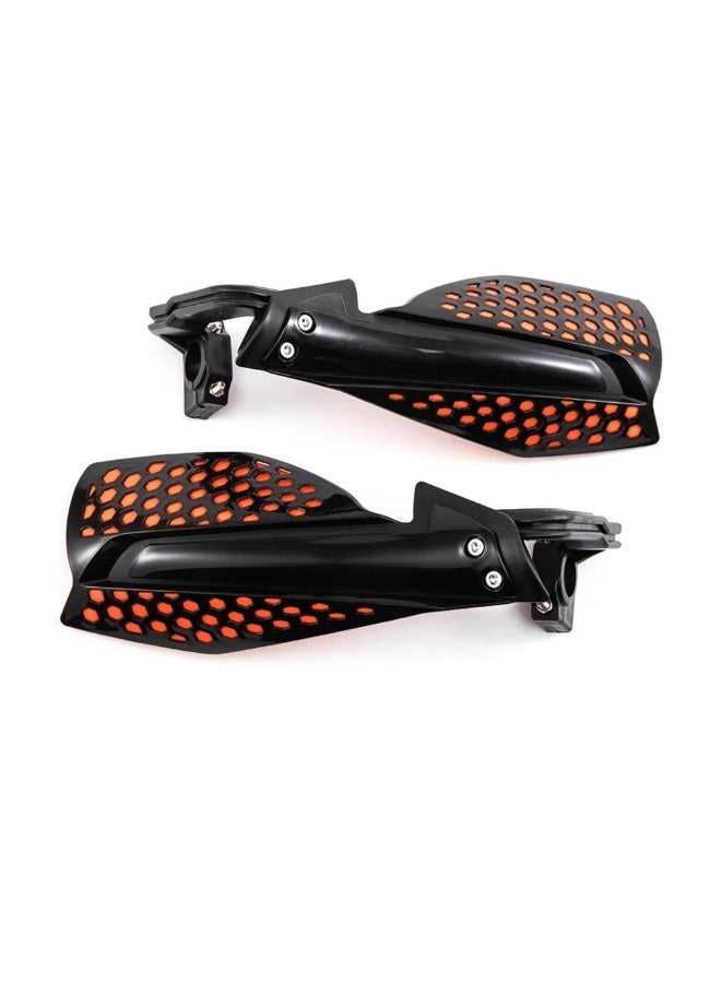 Motorcycle Handlebar Handguards Universal ABS Motorcycle Hand Guards Brush Bar Hand Protector - Image 1