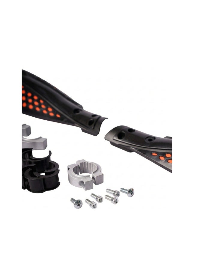 Motorcycle Handlebar Handguards Universal ABS Motorcycle Hand Guards Brush Bar Hand Protector - Image 2