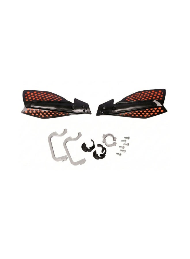 Motorcycle Handlebar Handguards Universal ABS Motorcycle Hand Guards Brush Bar Hand Protector - Image 4