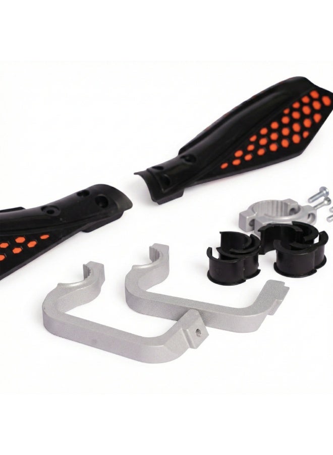 Motorcycle Handlebar Handguards Universal ABS Motorcycle Hand Guards Brush Bar Hand Protector - Image 5