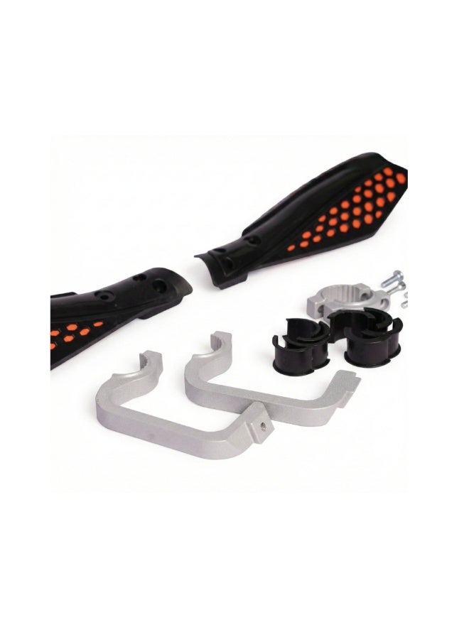 Motorcycle Handlebar Handguards Universal ABS Motorcycle Hand Guards Brush Bar Hand Protector - Image 3
