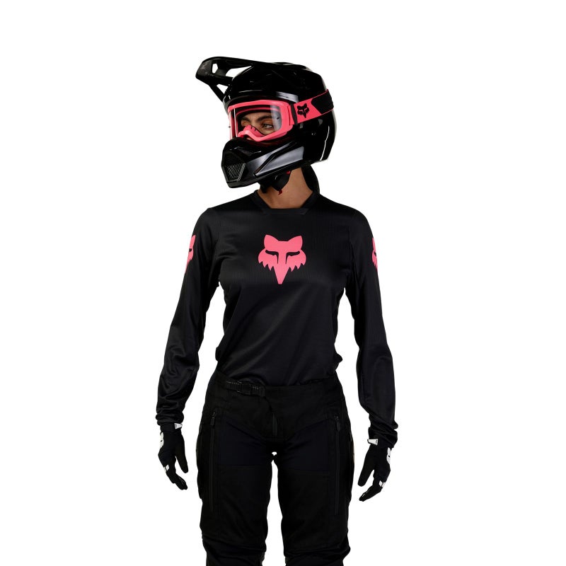 Fox Racing Womens 180 Motocross Dirt Bike Jersey BlackBlack Small - Image 2