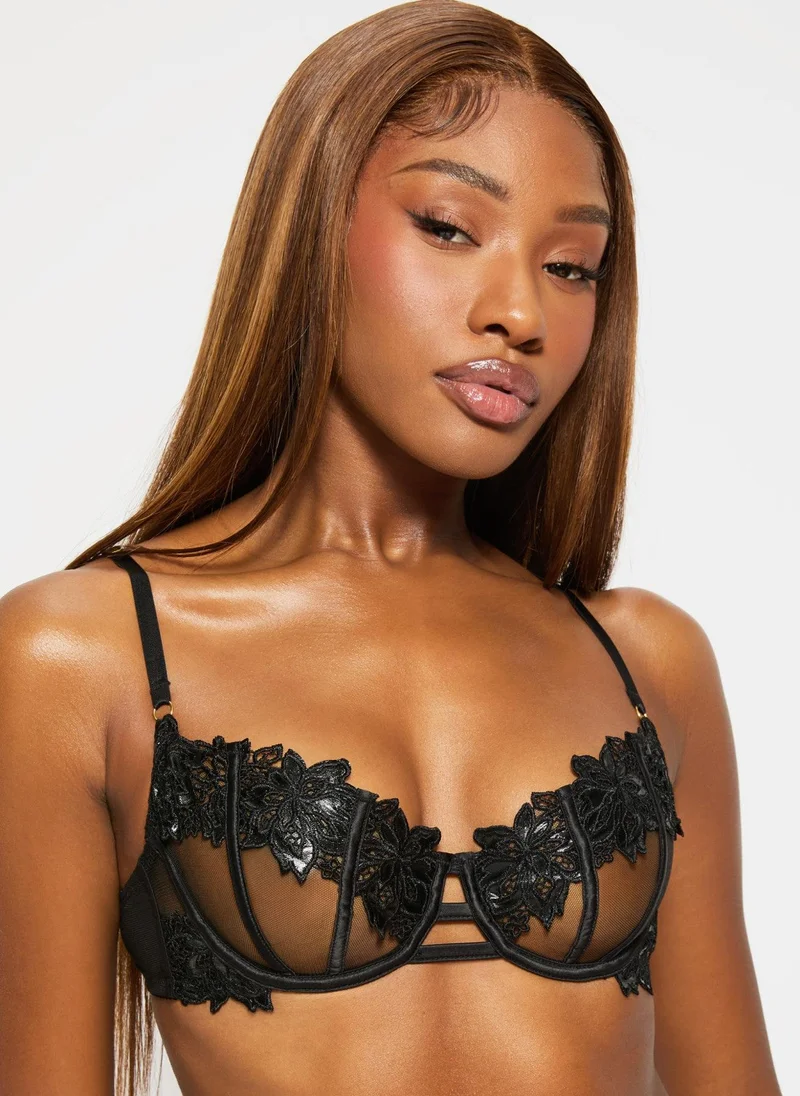 آن سمرز Ann Summers Irreplaceable Non Padded Balcony Black
