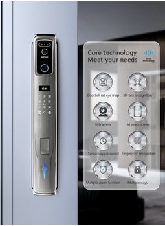 Smart Lock with Camera, Palm Print Recognition Lock, WiFi Video Intercom Lock,  Two way audio, Fingerprint Door Lock ,Tuya APP Remote Control,Model M6L,Mortise 6068 - pzsku/ZC24DE27A21C83B85F112Z/45/_/1717917754/f3a81842-f207-4403-8a05-5fc4ec2c8069