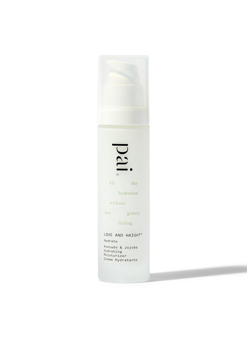 Pai Skincare - PAI SKINCARE  Love  Haight Organic Avocado  Jojoba Hydrating Facial Moisturizer  Natural Vegan Sensitive Skincare 17 Fl Oz  50 mL - Image 1