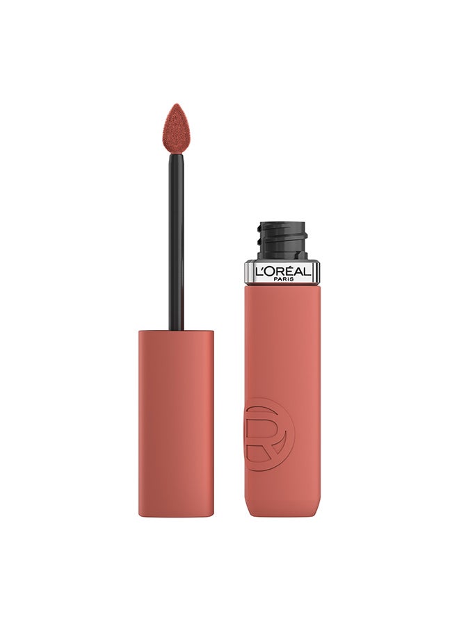 L'OREAL PARIS Infaillible Le Matte Resistance Liquid Lipstick up to 16 Hour wear, 630 ROSE HEAT  - Image 1