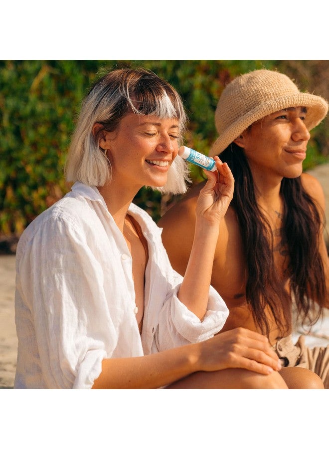 بادجير مجموعة واقي الشمس المعدنية، كريم بعامل حماية من الشمس 30 وعصا للوجه بعامل حماية من الشمس 35، مقاوم للماء واسع الطيف وآمن على الشعاب المرجانية العضوية مع أكسيد الزنك، بدون رائحة - Image 3