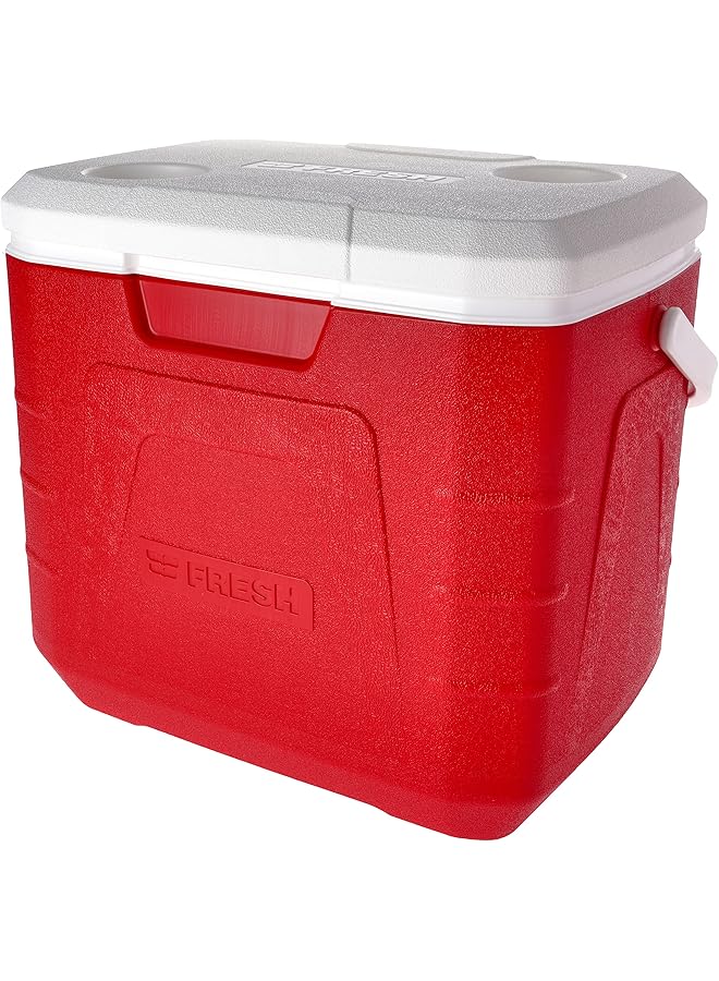 Fresh Refrigerator / Cooler / Ice Box 22L Liters Red (Fr007) Suitable For Trips / Outdoor Camping / Party Etc. - Image 1