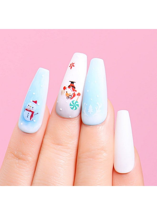 AIMEILI AIMEILI Soak Off Blue Gel Nail Polish Christmas Nail Color Set Of 6pcs X 10ml - Kit Set 32  - Image 2
