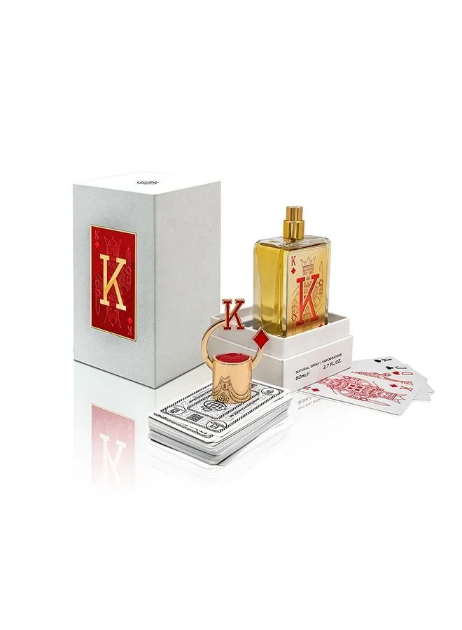 Fragrance World King - Eau de Parfum - By Fragrance World - Pefume For Unisex,80ml