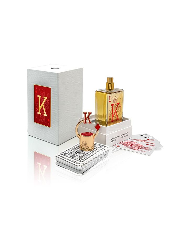 Fragrance World King - Eau de Parfum - By Fragrance World - Pefume For Unisex,80ml  - Image 1