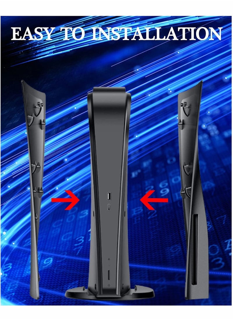 Y&D - Faceplate Replacement for PS5 Console, Side Plate Shell Accessories Hard Shockproof Anti-Scratch Dustproof ABS Case, Accessories, Easy Installation - Image 1